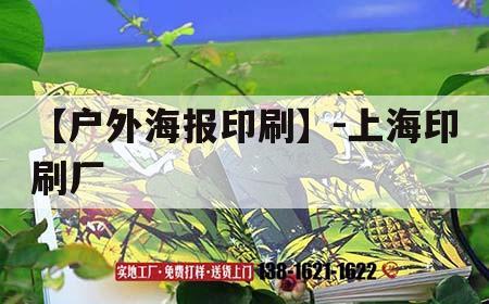 【戶(hù)外海報印刷】-上海印刷廠(chǎng)｜上海有名的印刷廠(chǎng)  第1張